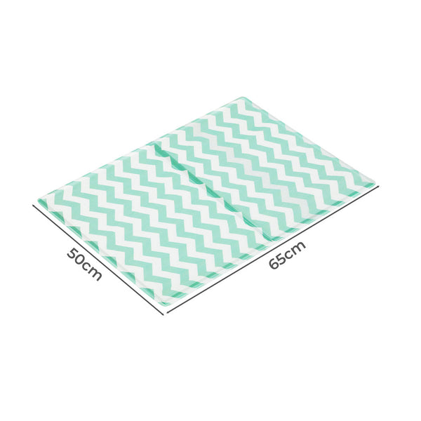 Pawz Pet Cooling Mat Green Pet Beds