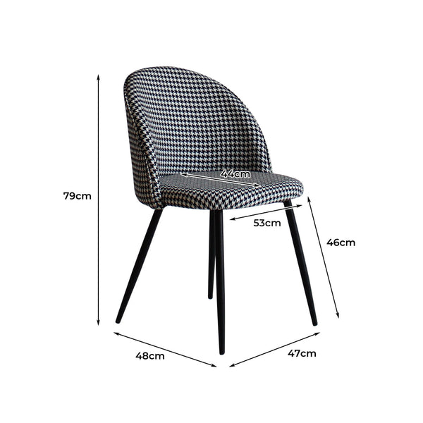 Levede 8X Kitchen Cafe Dining Chairs