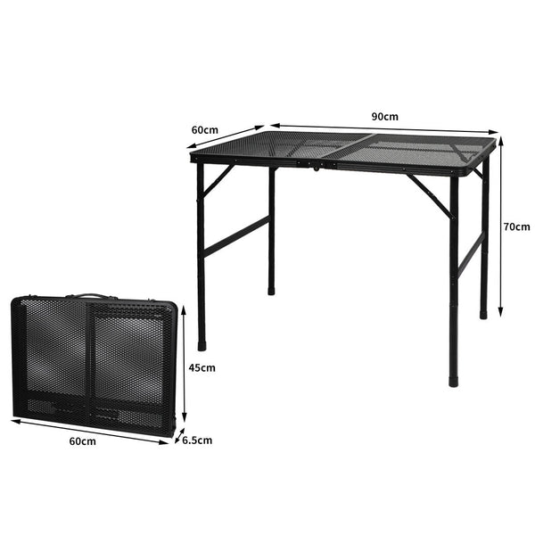 Levede Grill Table Bbq Large Camping Tables