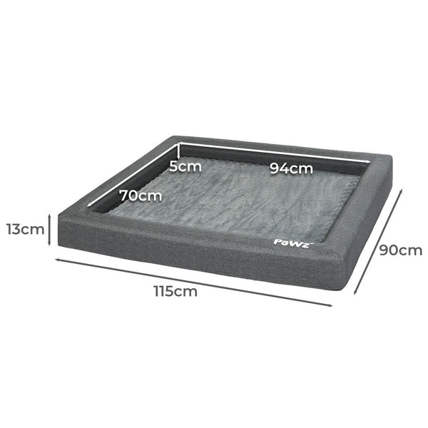 Pawz Memory Foam Pet Bed Calming Dog Xl Large Pet Beds