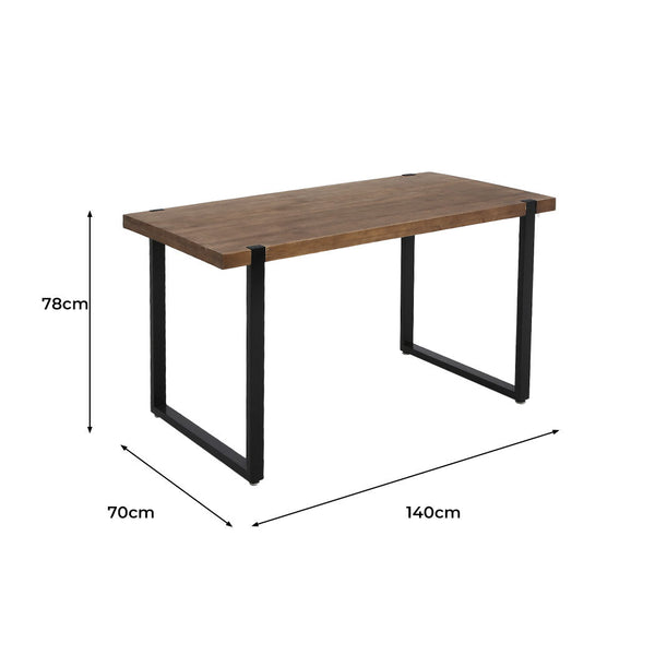 Levede Dining Table Industrial Wooden Dining Tables