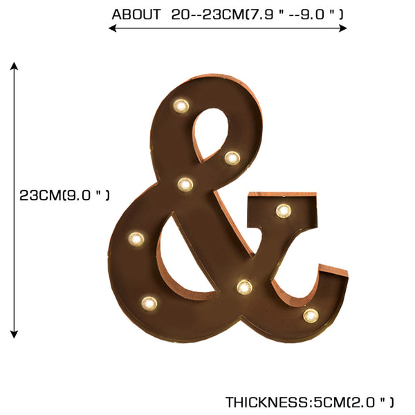 Led Metal Letter Lights Free Standing Plaques & Signs