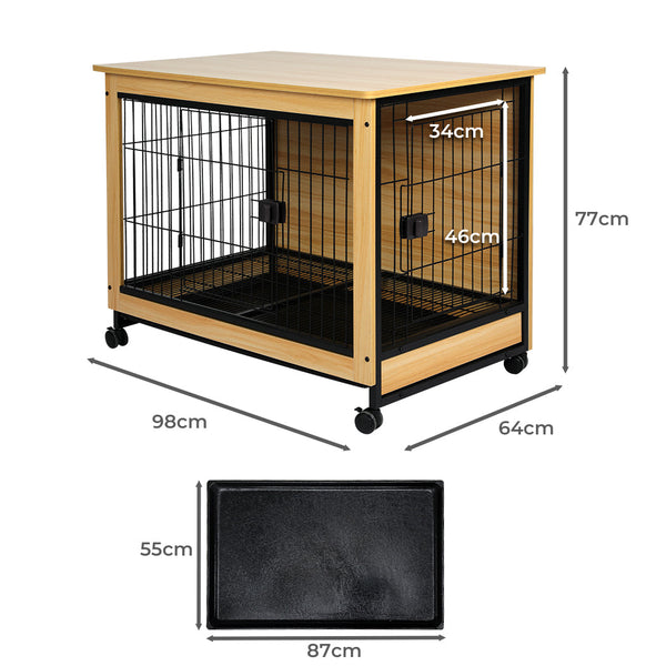 Pawz Wire Dog Kennel Side End Xl Large Dog Kennels