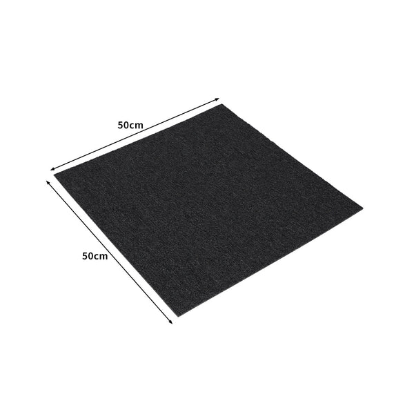 Marlow 20X 5M2 Box Heavy Duty Black Flooring For Commercial Or Residential Use Carpet Tiles