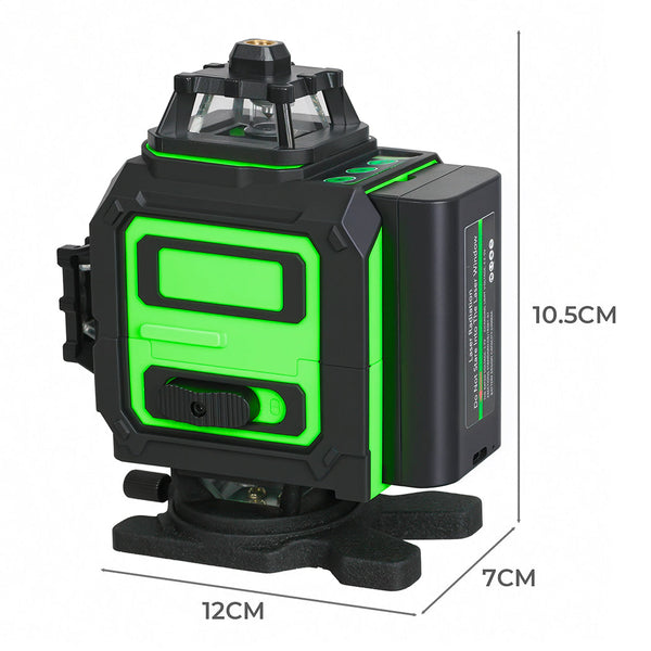 Traderight 4D 16 Line Green Laser Level Remote Tripod Laser Measuring Tools