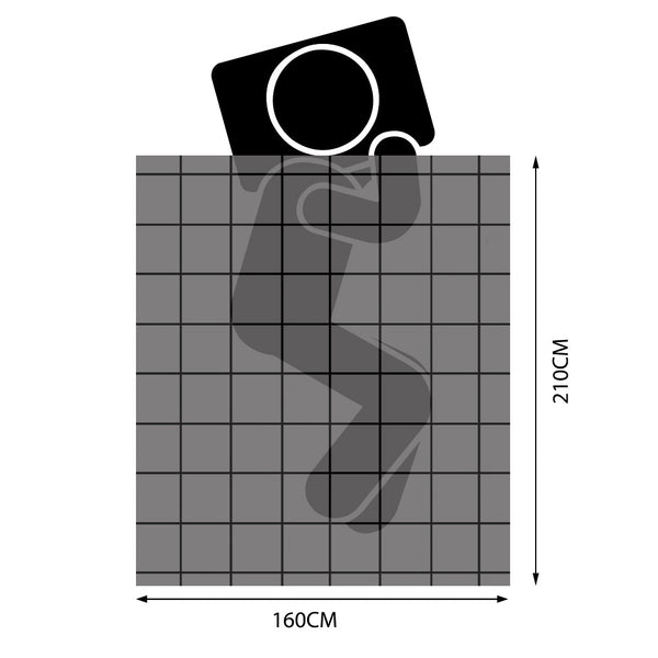 Dreamz Duck Down Feather Quilt 200Gsm King Single King Single Quilts