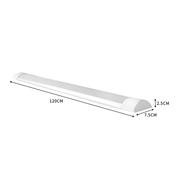 Emitto 10Pcs Led Slim Ceiling Batten 120 Cm X10 Chandeliers & Ceiling Fixtures