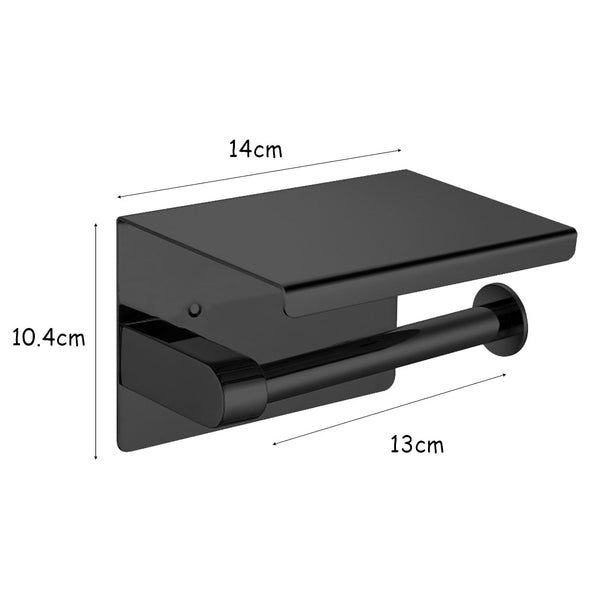 Toilet Paper Holder Roll Bath Tissue Black Toilet Paper Holders & Storage