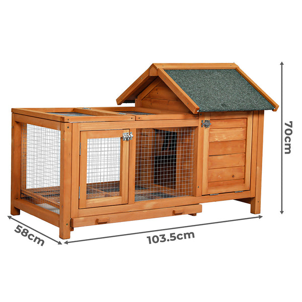 Pawz Rabbit Hutch Small Animal Cages & Hutches