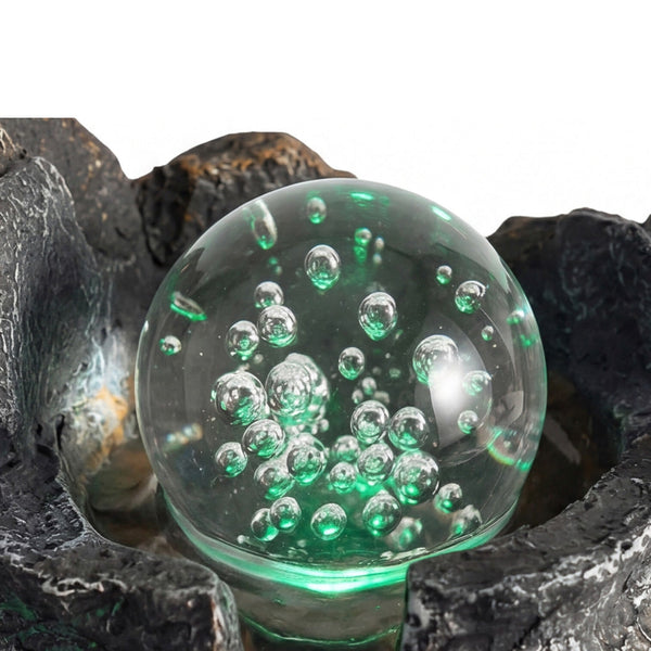 Spector Tabletop Water Fountain With Led Light & 3 Flow Levels Fountains