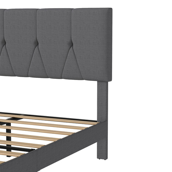 Levede Bed Frame Upholstered Platform Mattress Base Double Double Bed Frames