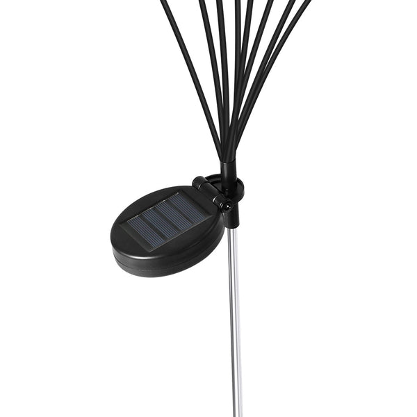 Firfly Solar Lawn Lights 8Led 4Pc Outdoor Black Landscape & Walkway Lights