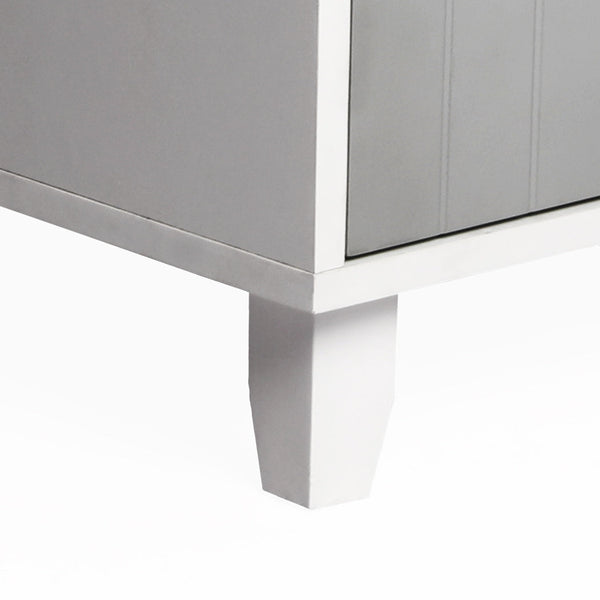 Pawz Enclosed Box Cabinet Grey Cat Litter