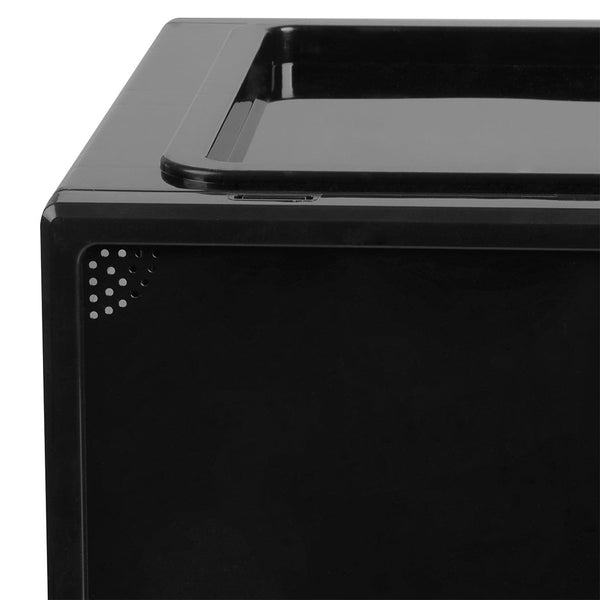 Stacked Shoe Box Acrylic Sneaker Display 1Pc Black Shoe Organisers