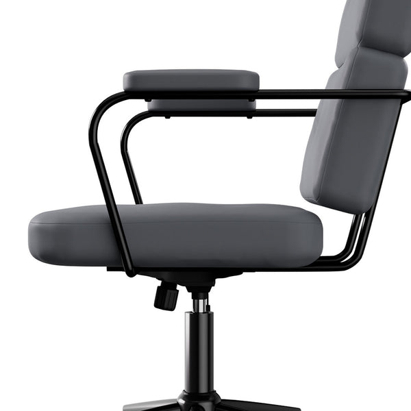 Levede Ergonomic Office Chair Computer Pu Grey Office Chairs