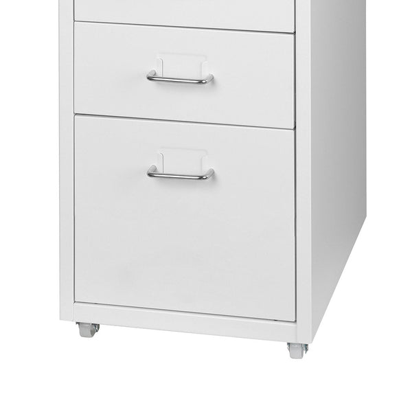 Levede 5 Drawer Office Cabinet Drawers White Filing Cabinets