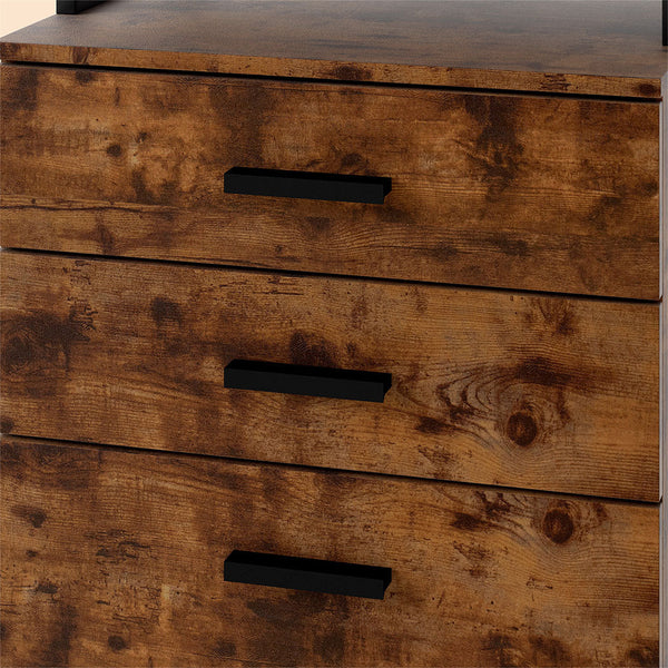 Levede Mobile File Cabinet 3 Drawers Home Office Desk Filing Cabinets