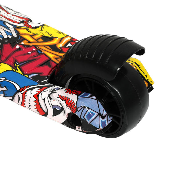 Bopeep Foldable Kids Scooter Led Music Blue Push Scooters