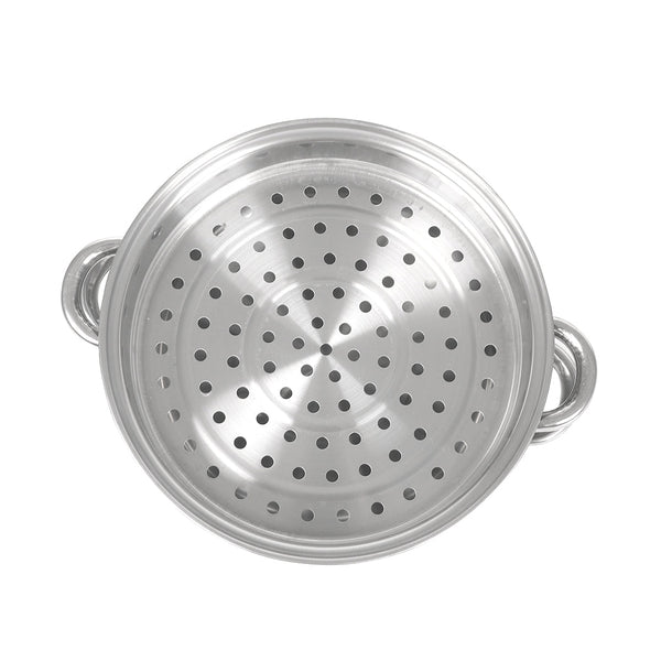 Toque Stainless Steel 3 Layer Steamer Pot With Glass Lid Steamers