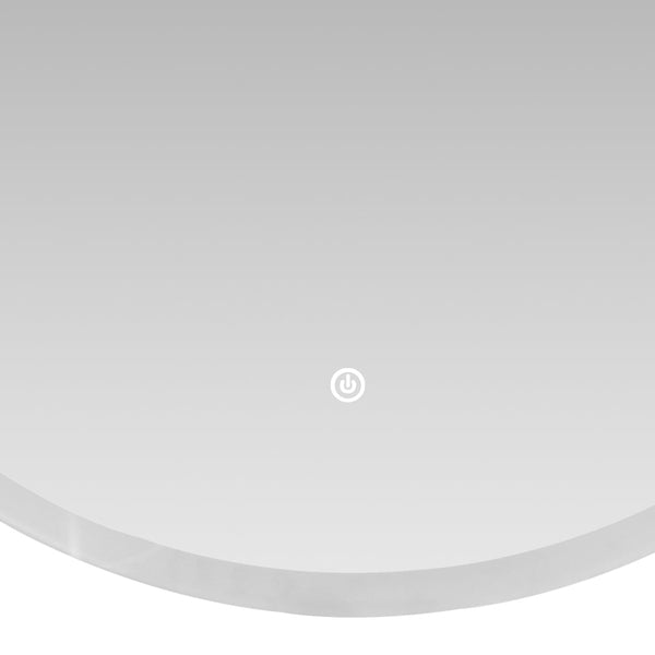 Emitto Led Wall Mirror Round Anti Fog 60Cm Mirrors