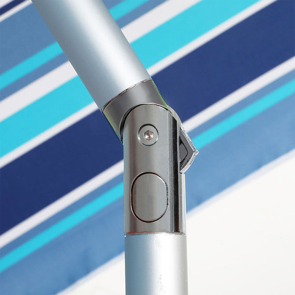 Mountview 2.2M Outdoor Sand Blue Beach Umbrellas