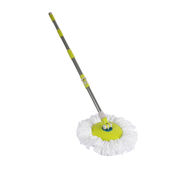 Cleanflo Spin Mop Bucket Set 360 Spinning Green Mops Brooms & Scrubbers