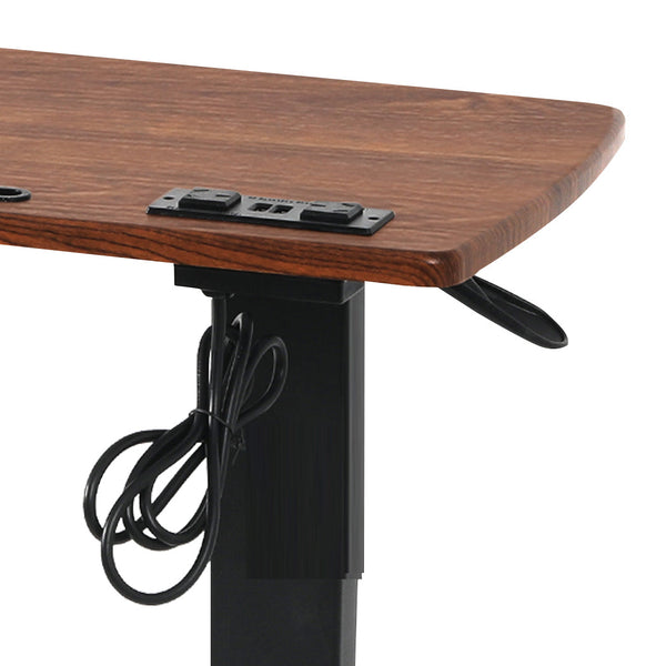 Levede Standing Desk Height Brown Standing Desks