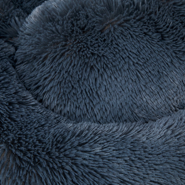 Pawz Pet Bed Cat Dog Donut Nest Calming Xxxl Dark Grey Large Pet Beds