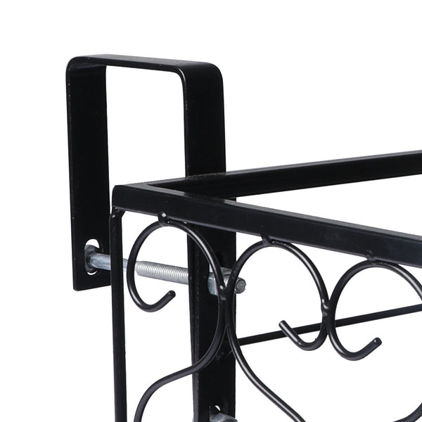 Levede Plant Stand Outdoor Indoor Home Black Rectangle Plant Stands