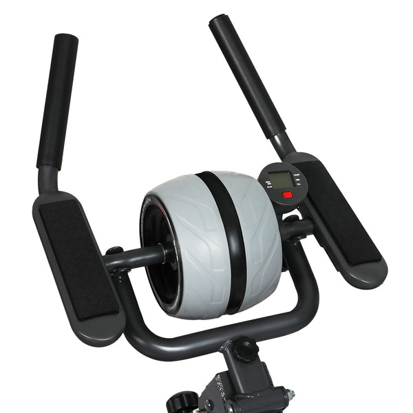 Centra Folding Ab Machine Roller Wheel Workout Mat Abdominal Machines