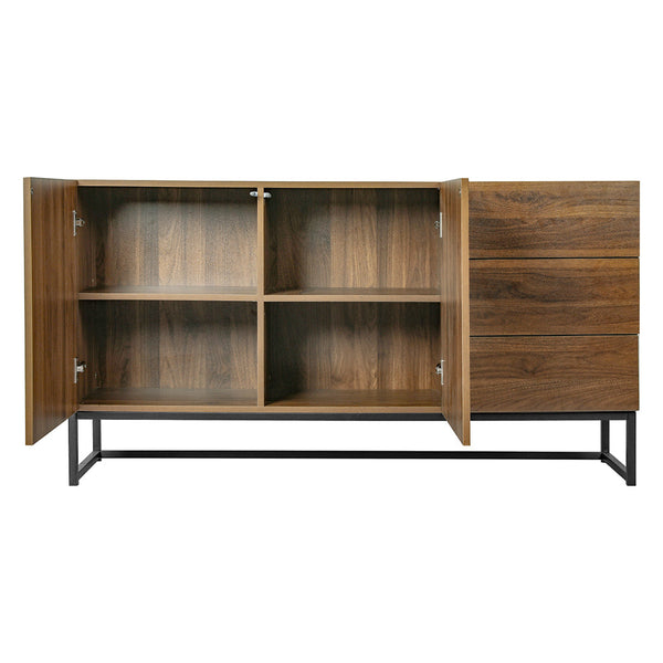Levede Buffet Sideboard Storage Cabinet Walnut Sideboards & Buffets