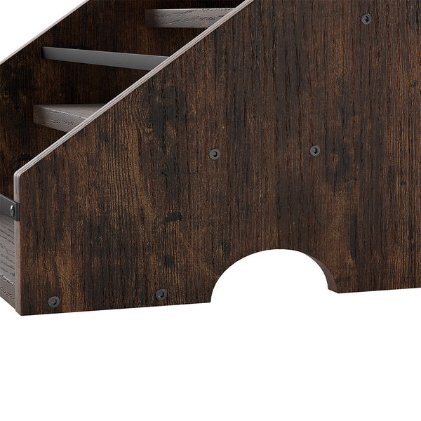 Toque Countertop Wine Rack 3 Tier Wood & Metal Organizer Racks