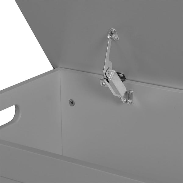 Levede Kids Toy Box Storage Chest Cabinet Grey Toy Boxes