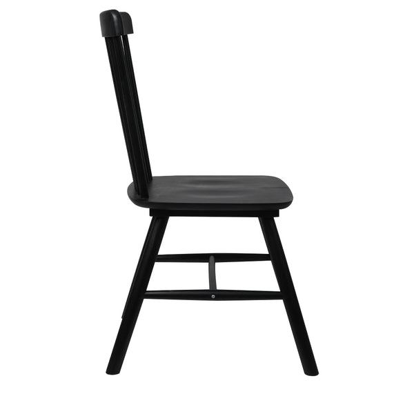 Levede 6X Kitchen Winsor Black Dining Chairs
