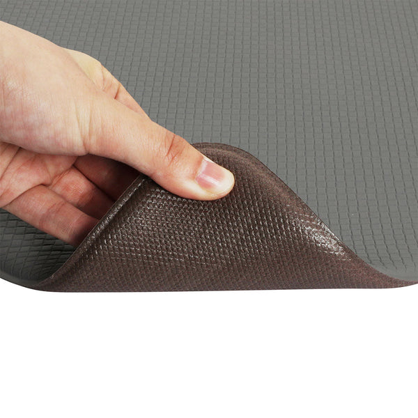 Marlow Kitchen Rug 2Pcs Non Slip Anti Fatigue Mat Grey Rugs