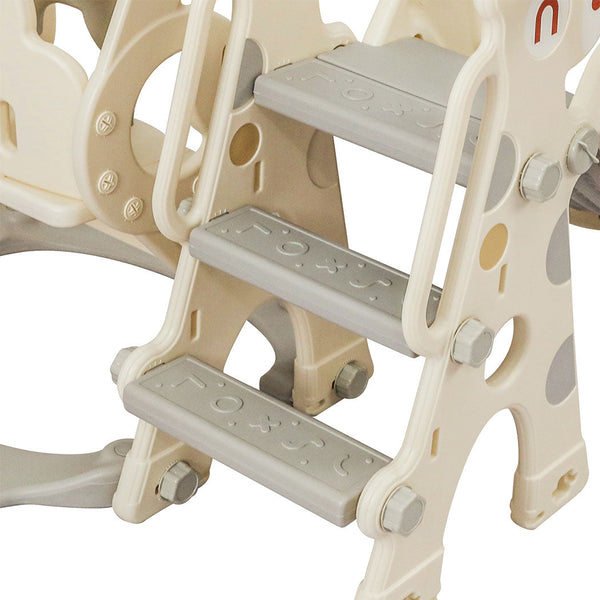 Bopeep 4 In 1 Kids Slide Swing Set With Basketball Hoop Indoor Outdoor Playset Outdoor Swings