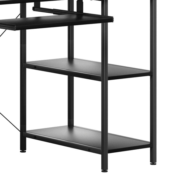 Levede Office Gaming Computer Desk Black Home Office Desks