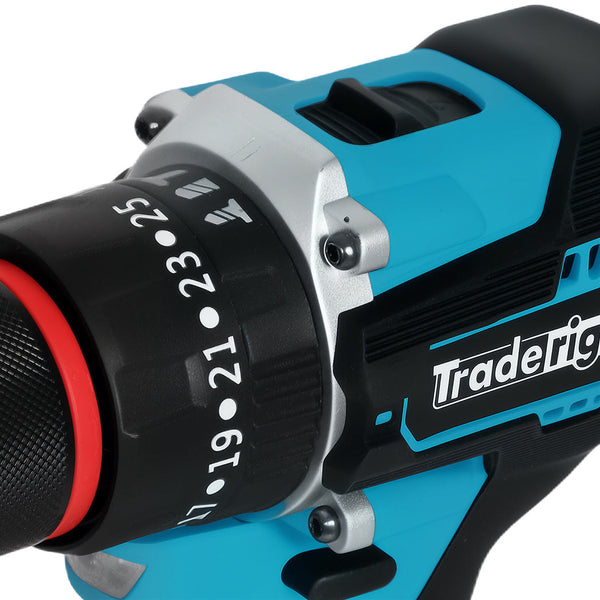 Traderight 21V Cordless Impact Drill With Led Light Cordless Drills