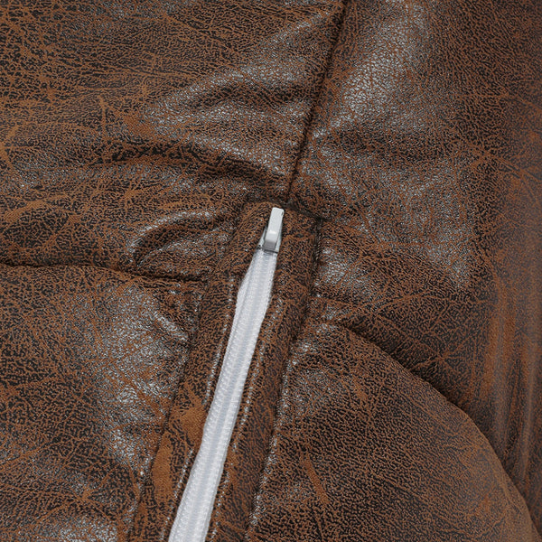 Marlow Bean Bag Chair Cover Pu Indoor Dark Brown Bean Bags & Inflatables