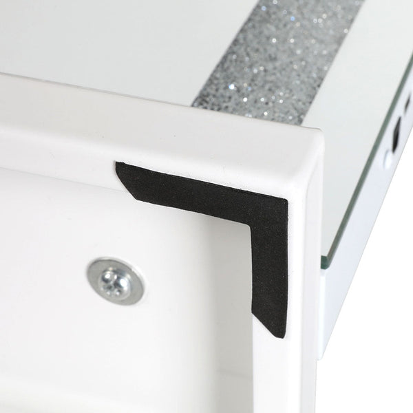 Yezi Makeup Mirror Vanity Middle Size White Makeup Mirrors