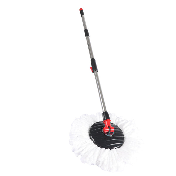 Cleanflo Spin Mop Bucket Set 360 Degree Black Mops Brooms & Scrubbers