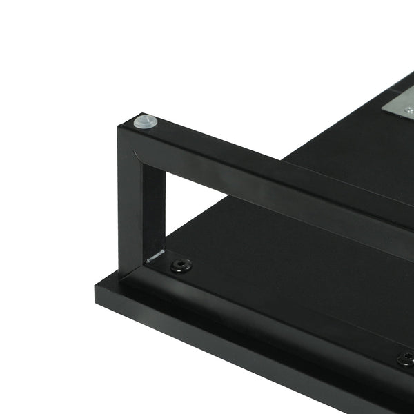 Levede Monitor Stand Dual Screen Riser Computer Desk Organiser Black Monitor Mounts & Stands