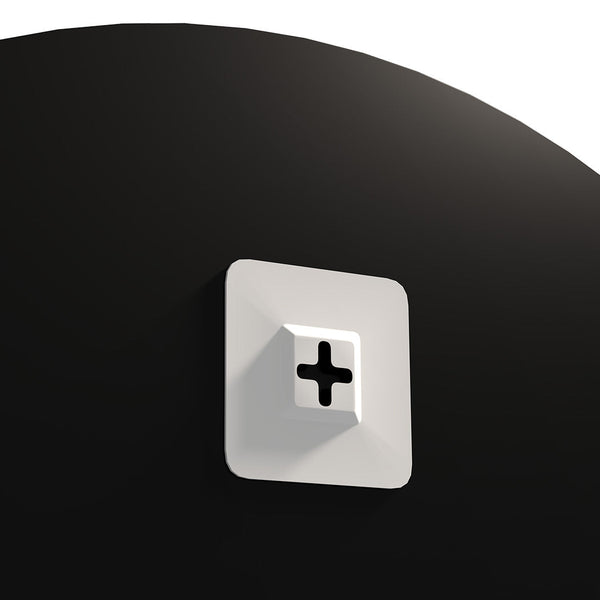 Yezi 50Cm Round Wall Mirror Frameless Tempered Glass Mirrors