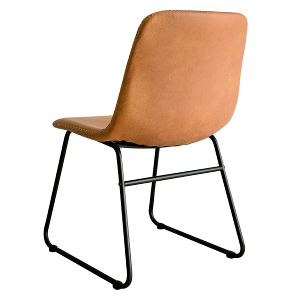 Levede 2X Kitchen Table Brown Dining Chairs