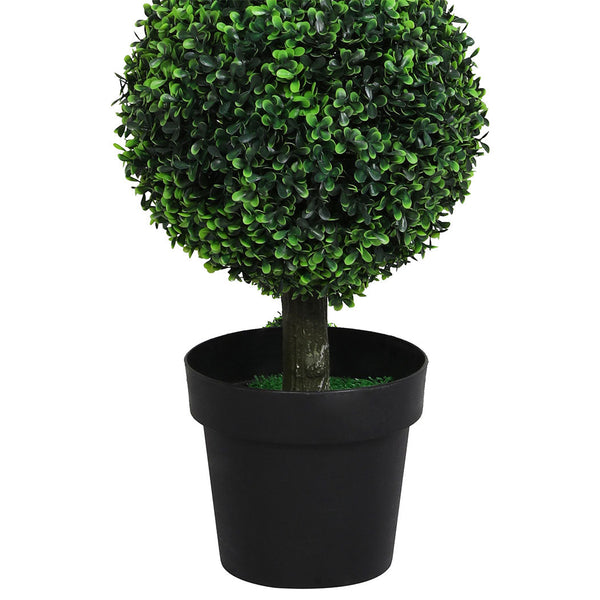 Lambu Artificial Double Ball Boxwood Trees Realistic Indoor Outdoor Decoration Artificial Plants