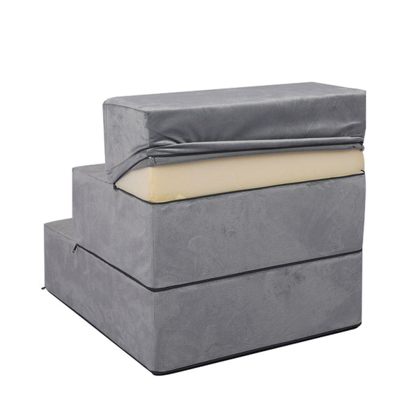 Pawz Pet Stairs 3 Steps Portable Adjustable Medium Pet Transport