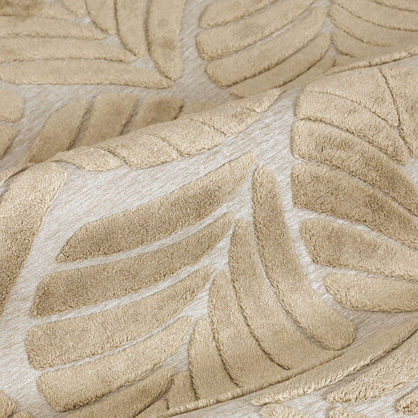 Marlow Floor Rug Soft Embossed Non Slip Plush Shaggy Carpet Leaf Pattern Design Rugs