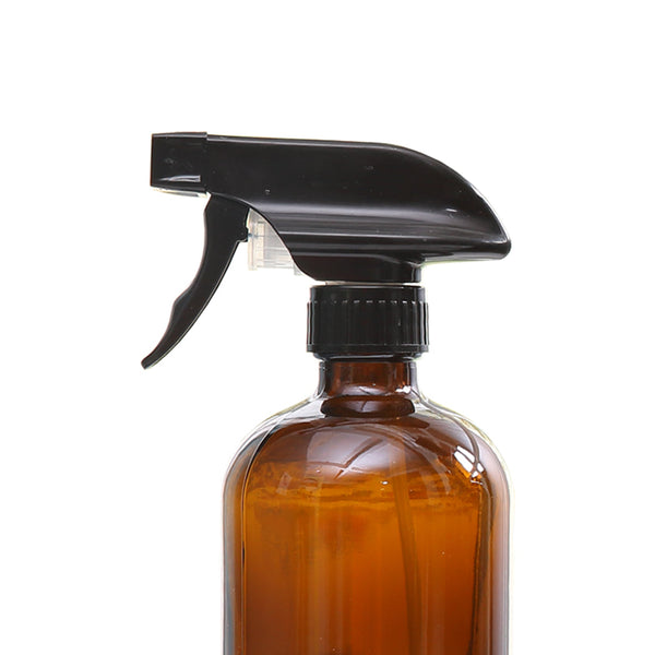 6X 500Ml Amber Black Glass Spray Bottles Trigger Watering Cans & Spray Bottles