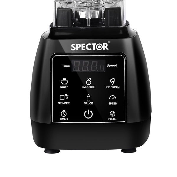 Spector 2L Commercial Blender Mixer Black Countertop Blenders