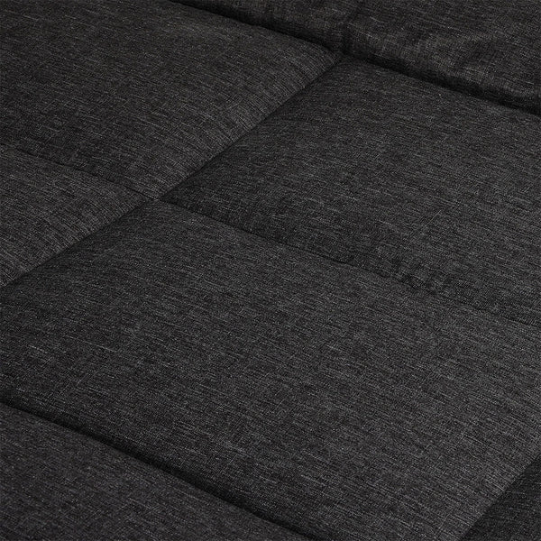 Levede Folding Camping Bed Black Cots